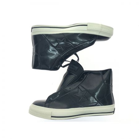  CONVERSE コンバース メンズ ハイカットスニーカー 2002 ワンスター エナメル 26cm タグ付 ブラック