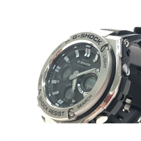  CASIO カシオ メンズ腕時計 電波ソーラー G-SHOCK Gショック Gスチール デジアナ GST-W110