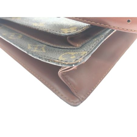  LOUIS VUITTON ルイヴィトン ビジネスバッグ モノグラム モンソー 2WAY ショルダーバッグ M51185 ブラウン