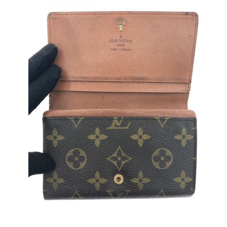  LOUIS VUITTON ルイヴィトン レディース 二つ折り財布 モノグラム ポルト モネ・ピエトレゾール