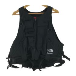 ▼▼ THE NORTH FACE ザノースフェイス Supreme ナイロンベスト NP619031 ブラック Bランク