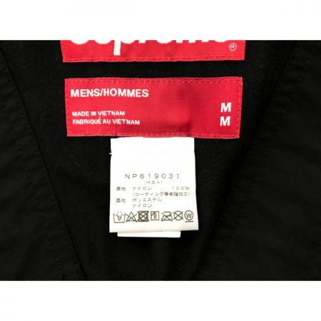  THE NORTH FACE ザノースフェイス Supreme ナイロンベスト NP619031 ブラック