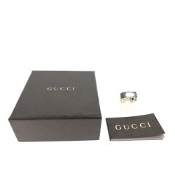 ▼▼ GUCCI グッチ ユニセックス アクセサリー SILVER925 Gリング ブランデットG 指輪 23号 Bランク