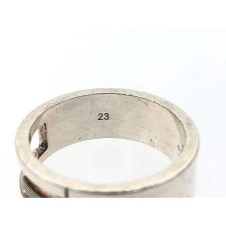  GUCCI グッチ ユニセックス アクセサリー SILVER925 Gリング ブランデットG 指輪 23号