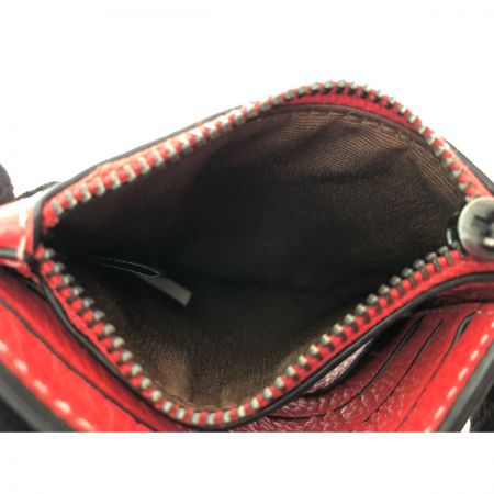 COACH コーチ レディース 二つ折り財布 マネークリップ コンパクトウォレット アウトレット C8272 レッド