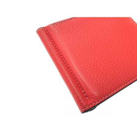  COACH コーチ レディース 二つ折り財布 マネークリップ コンパクトウォレット アウトレット C8272 レッド