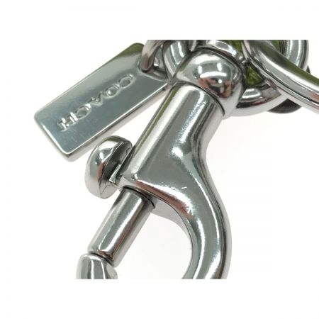  COACH コーチ ミニ ノリータ バッグ チャーム メタリックグリーン  CP360