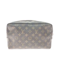 ▼▼ LOUIS VUITTON ルイヴィトン コスメポーチ セカンドバッグ モノグラム トゥルーストワレット ファスナートップ社外品 M47522 Bランク
