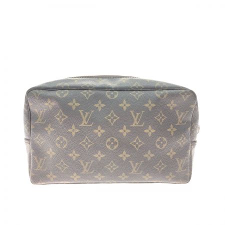  LOUIS VUITTON ルイヴィトン コスメポーチ セカンドバッグ モノグラム トゥルーストワレット ファスナートップ社外品 M47522