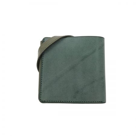  kotowari 理 厚革の薄いミニ財布 2つ折り財布 箱付き