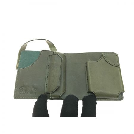  kotowari 理 厚革の薄いミニ財布 2つ折り財布 箱付き