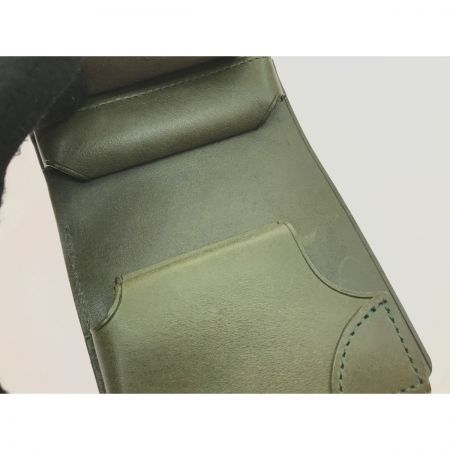  kotowari 理 厚革の薄いミニ財布 2つ折り財布 箱付き