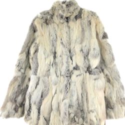 ▼▼ GALHOUSE ガルハウス レディース 毛皮 ラビットファーコート 9AR Bランク