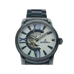 ▼▼ Orobianco オロビアンコ メンズ 腕時計 自動巻き 限定モデル オラクラシカ スーツ or0011-PP1 ネイビー Bランク