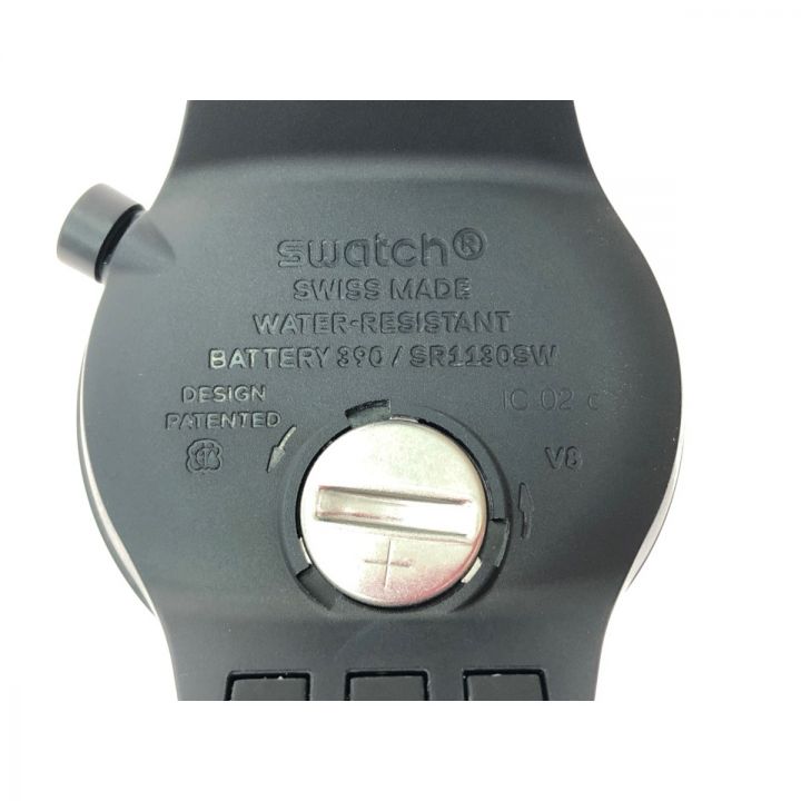 SWATCH スウォッチ メンズ 腕時計 クオーツ BIG BOLD BIOCERAMIC BASALT カモフラ柄 SB03B110  ブラック｜中古｜なんでもリサイクルビッグバン