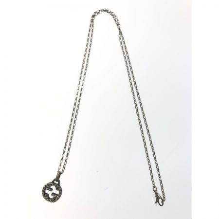  GUCCI グッチ ユニセックス ネックレス ペンダント GG シルバー925 6g 45cm