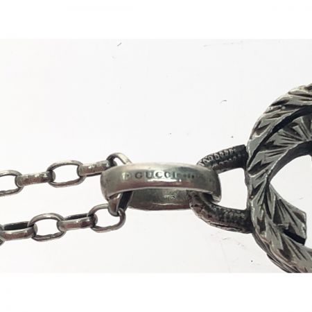  GUCCI グッチ ユニセックス ネックレス ペンダント GG シルバー925 6g 45cm