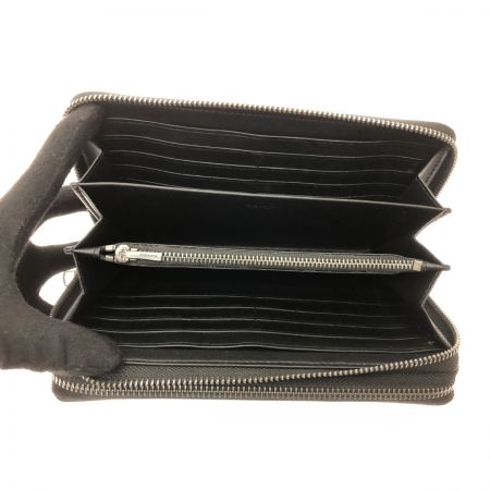  COACH コーチ メンズ長財布 ダブルジップ シグネチャー モノグラム トラベル オーガナイザー 93504 ブラック