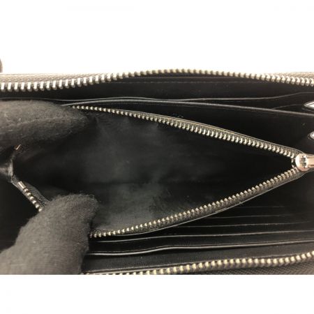  COACH コーチ メンズ長財布 ダブルジップ シグネチャー モノグラム トラベル オーガナイザー 93504 ブラック