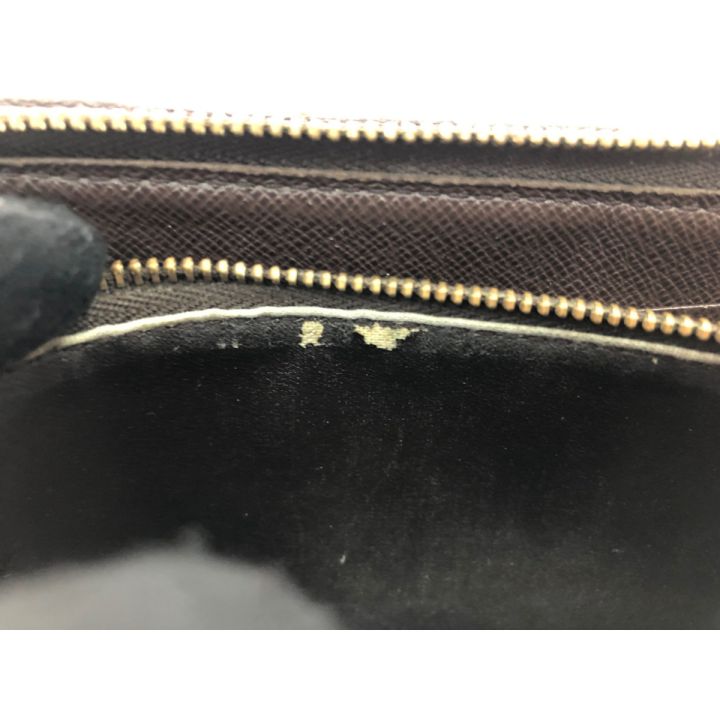 LOUIS VUITTON ルイ・ヴィトン/ポルトモネジップ/ダミエ/N61728/CA0***/Aランク/62【中古】 ルイヴィトンポルト モネ ジップ 14137 ブラウン ユニセックス 長財布