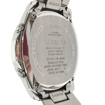  CASIO カシオ メンズ 腕時計 電波ソーラー LINEAGE リニエージ  LIW-M610