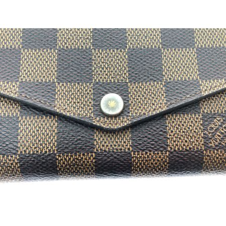  LOUIS VUITTON ルイヴィトン レディース 長財布 ダミエ ポルトフォイユ サラ N63209 ブラウン