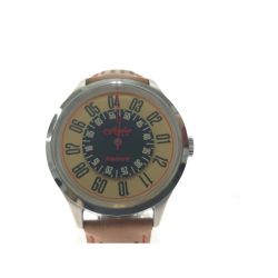 ▼▼ Trifoglio メンズ腕時計 自動巻き VELOCE 回転ディスクウォッチ レーシングストラップ  VL191SSBG Bランク