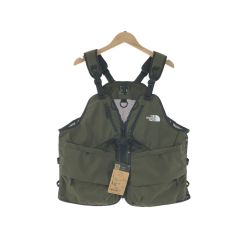 ▼▼ THE NORTH FACE ザノースフェイス ギアメッシュベスト NP22330 グリーン Aランク