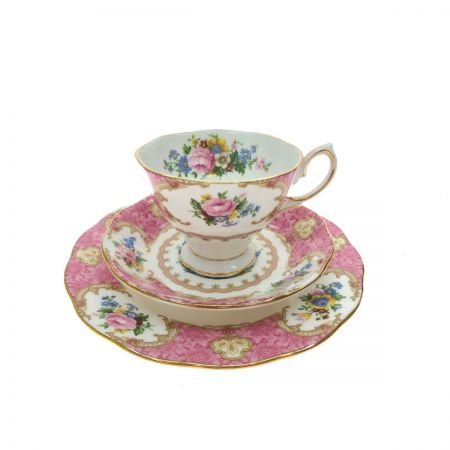  ROYAL ALBERT 洋食器 カップ&ソーサー&18cmプレート レディーカーライル トリオ 3点セット