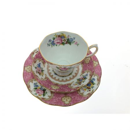  ROYAL ALBERT 洋食器 カップ&ソーサー&18cmプレート レディーカーライル トリオ 3点セット