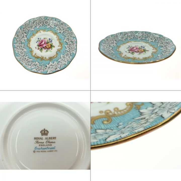 ROYAL ALBERT 洋食器 カップ&ソーサー&18cmプレート エンチャントメント Enchantment トリオ 3点セット ｜中古｜なんでもリサイクルビッグバン