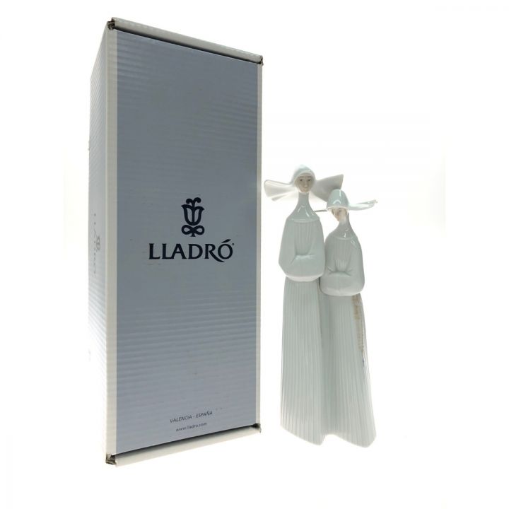 LLADRO リヤドロ インテリア小物 西洋 陶器 修道女 フィギュリン シスター カトリック 祈り 元箱入｜中古｜なんでもリサイクルビッグバン