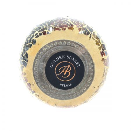  ASHLEIGH BURWOOD アシュレイ&バーウッド フレグランスランプS モザイクガラス ゴールデンサンセット