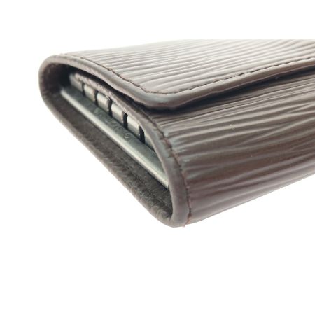  LOUIS VUITTON ルイヴィトン ユニセックス キーケース エピ ミュルティクレ6 6連  M6381D モカ