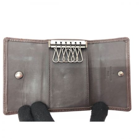  LOUIS VUITTON ルイヴィトン ユニセックス キーケース エピ ミュルティクレ6 6連  M6381D モカ