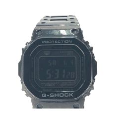 ▼▼ CASIO カシオ メンズ腕時計 電波ソーラー デジタルウォッチ G-SHOCK Gショック フルメタル 本体のみ GMW-B5000 ブラック Bランク