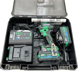 HiKOKI ハイコーキ インパクトドライバ コードレス式 36v 充電器・充電池2個・ケース付 WH36DD Aランク