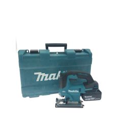 ▼▼ MAKITA マキタ 電動工具 充電式 18Vコードレス式 ジグソー 充電器・充電池2個・ケース付 JV184DRG グリーン Aランク