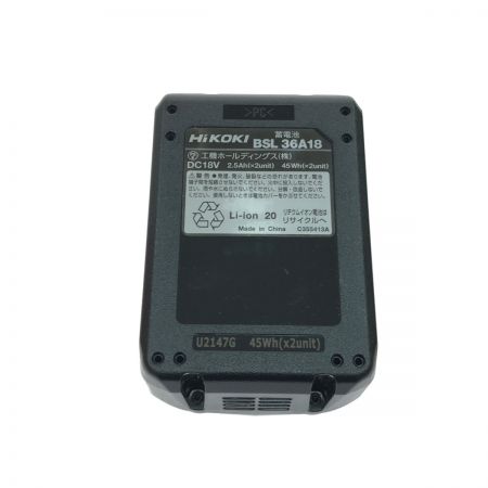  HiKOKI ハイコーキ バッテリー BSL36A18