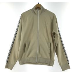 ▼▼ FRED PERRY フレッドペリ トラックジャケット Ⅼサイズ J4620 ベージュ Bランク