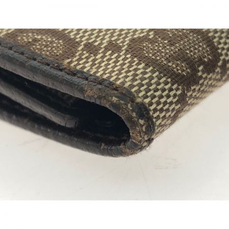  GUCCI グッチ ユニセックス 6連キーケース GGキャンバス×レザー 1本欠損