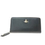 ヴィヴィアンウエストウッド 二つ折り財布 フロウ VWK842 黒 Vivienne Westwood ヴィヴィアン・ウエストウッド フロウ 2つ折り財布