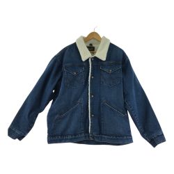 ▼▼  Wrangler ラングラー デニムボアジャケット ネイビー SIZE M Aランク