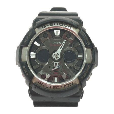  CASIO カシオ メンズ腕時計 クオーツ デジアナウォッチ G-SHOCK Gショック GA-200 ブラック
