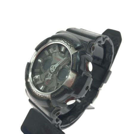  CASIO カシオ メンズ腕時計 クオーツ デジアナウォッチ G-SHOCK Gショック GA-200 ブラック