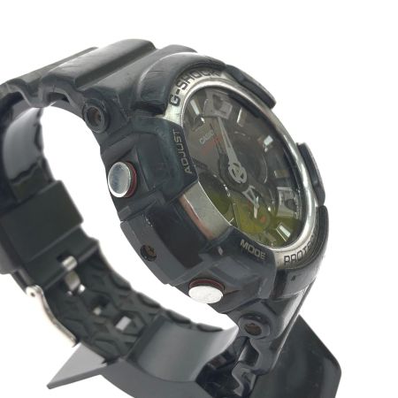  CASIO カシオ メンズ腕時計 クオーツ デジアナウォッチ G-SHOCK Gショック GA-200 ブラック