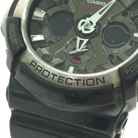  CASIO カシオ メンズ腕時計 クオーツ デジアナウォッチ G-SHOCK Gショック GA-200 ブラック