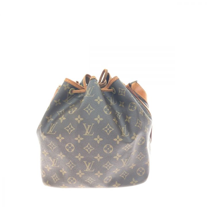 LOUIS VUITTON ルイヴィトン レディース ショルダーバッグ ワンショルダー 巾着 モノグラム プチ ノエ M42226  ブラウン｜中古｜なんでもリサイクルビッグバン