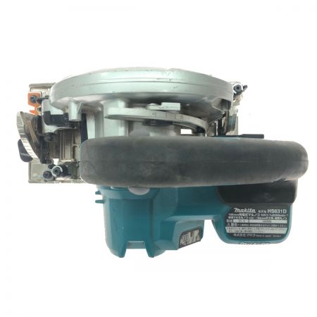  MAKITA マキタ 電動工具 コードレス式 165mm 充電式マルノコ 丸のこ 2021年製 本体のみ HS631D ブルー