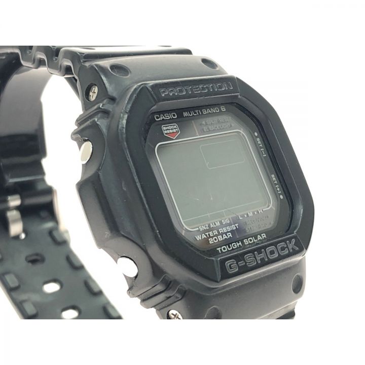 CASIO カシオ メンズ腕時計 電波ソーラー タフソーラー G-SHOCK デジタル マルチバンド 6 GW-M5610 ブラック  ｜中古｜なんでもリサイクルビッグバン